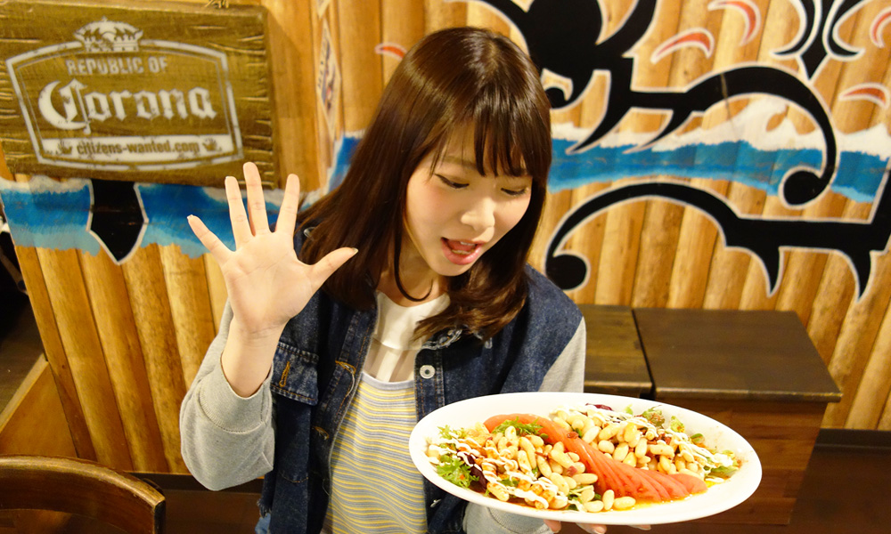 mayu×白インゲン豆のあったかサラダ