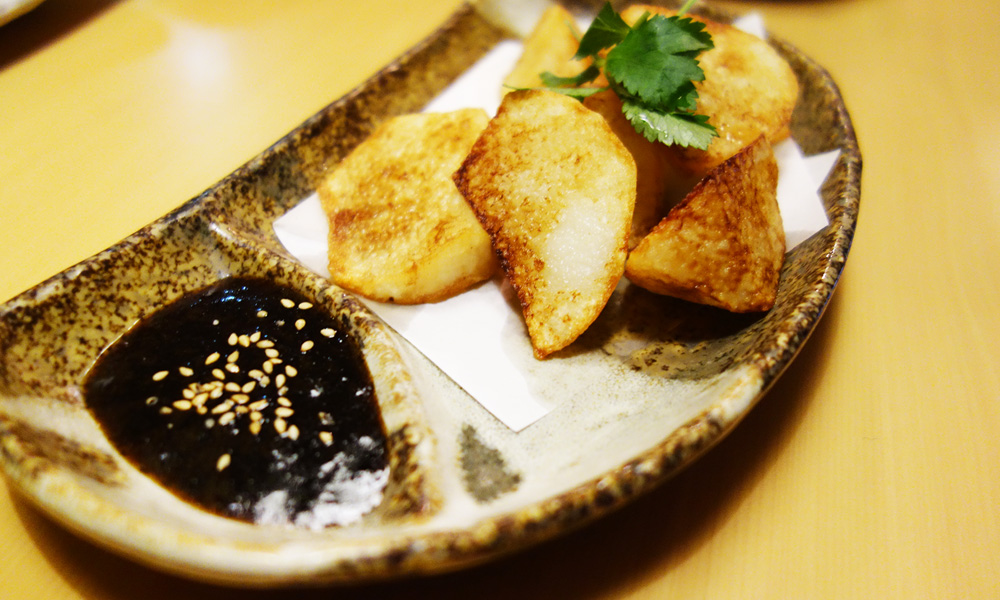 長芋のサクサク揚げ